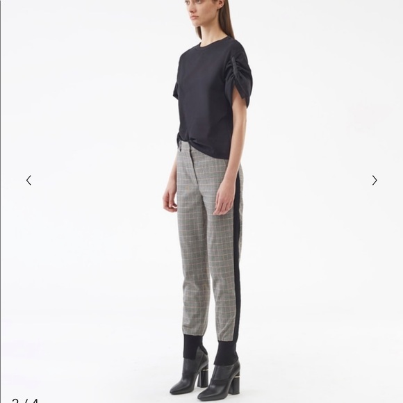 NEW Phillip Lim Wool Checked jogger - Picture 2 of 3